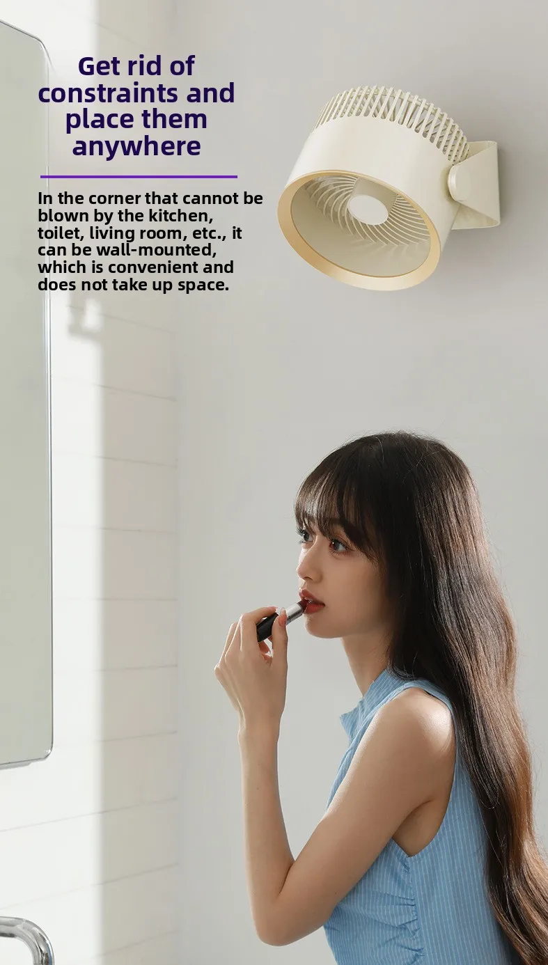 Electric Wireless Portable Desktop Wall Ceiling Fan