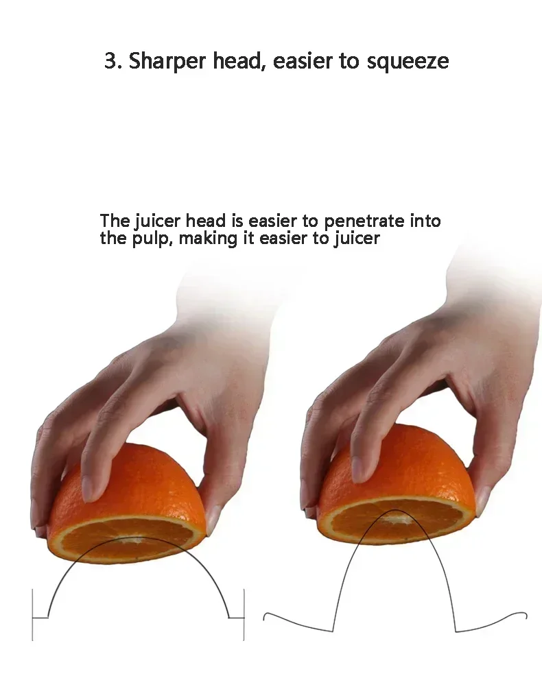 Stainless Steel Fruit Lemon Orange Juicer