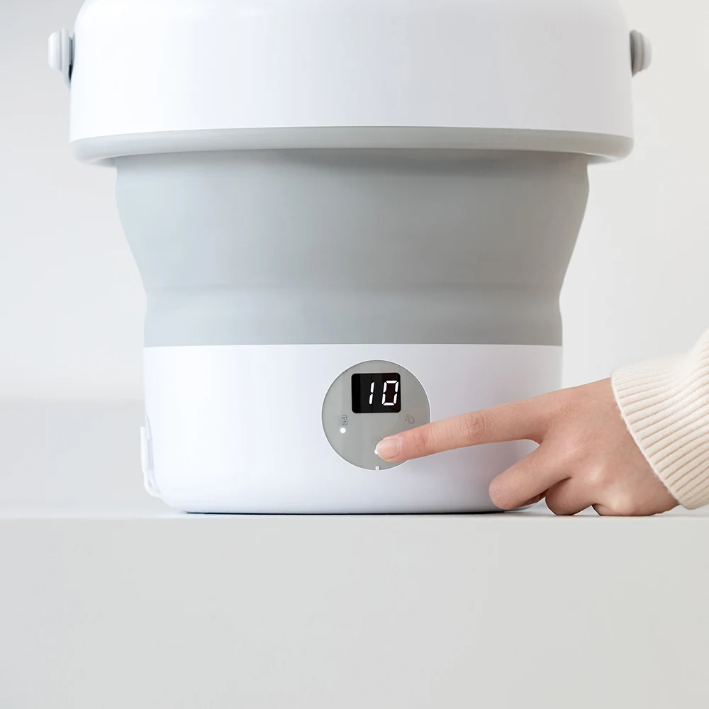 6L 11L Folding Portable Washing Machine with Spin Dryer for Clothes