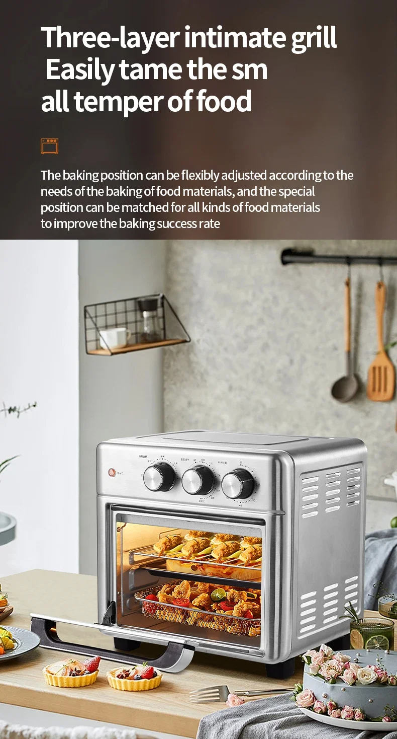 Smart air fryer oven 26L 13L Large Capacity Electric Air Fryer without Oil
