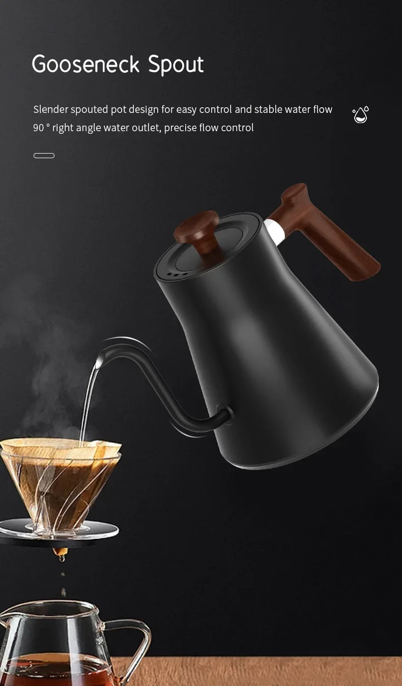 900ML Electric Gooseneck Kettle