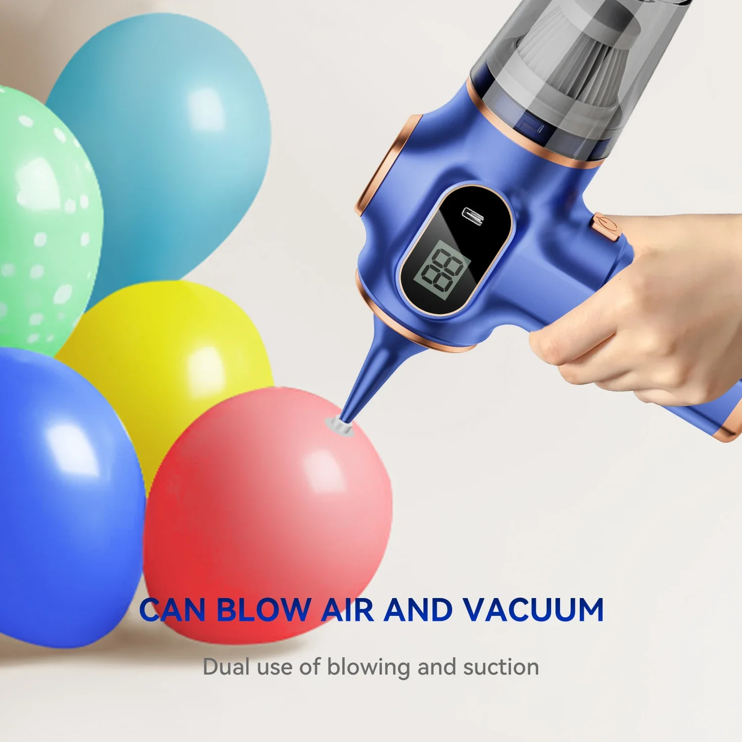 TINSOL Wireless Vacuum Cleaner Dual Use for Home and Car