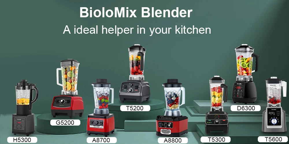BioloMix Smart Timer Pre-programed Blender