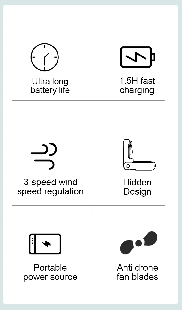 Portable Hand Held Mini Fan
