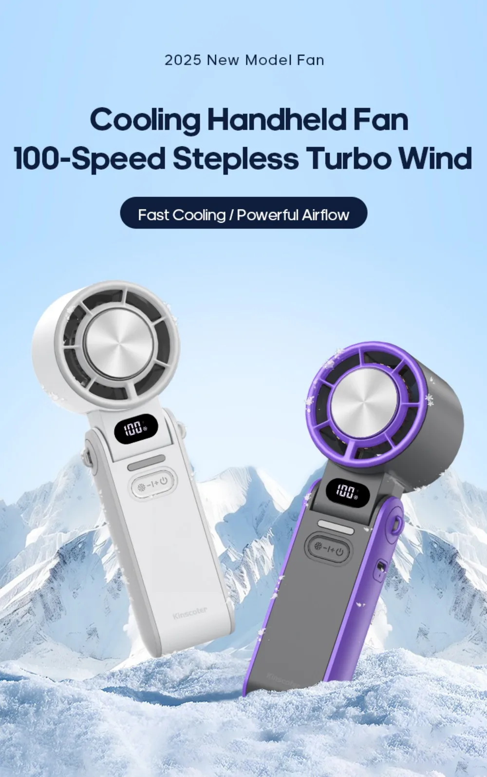 Mini Handheld Turbo Cooling Fan