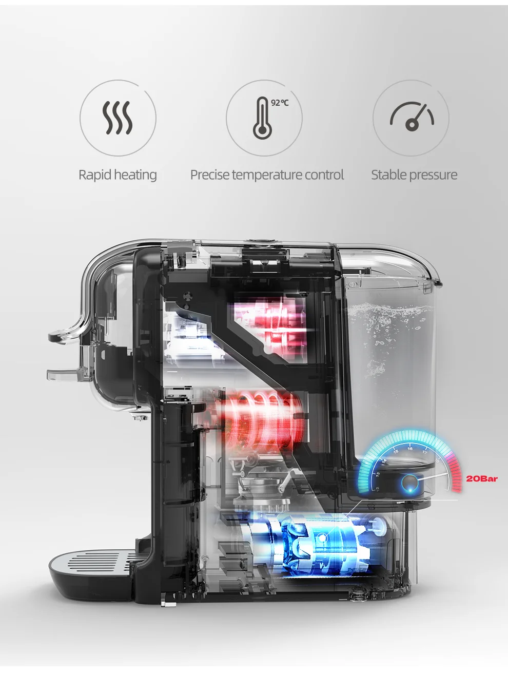 Hibrew Multiple Capsule Coffee Machine