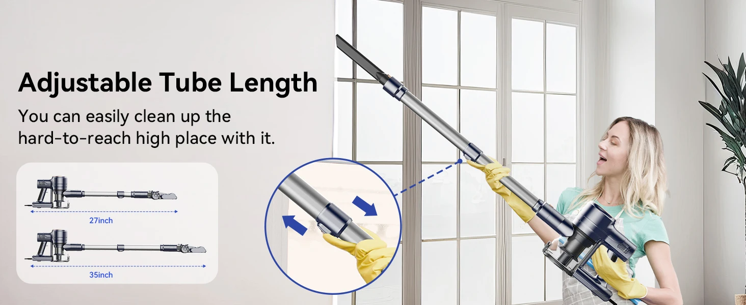 Powerful 6 in1 Lightweight Handheld Vacuum Cleaner
