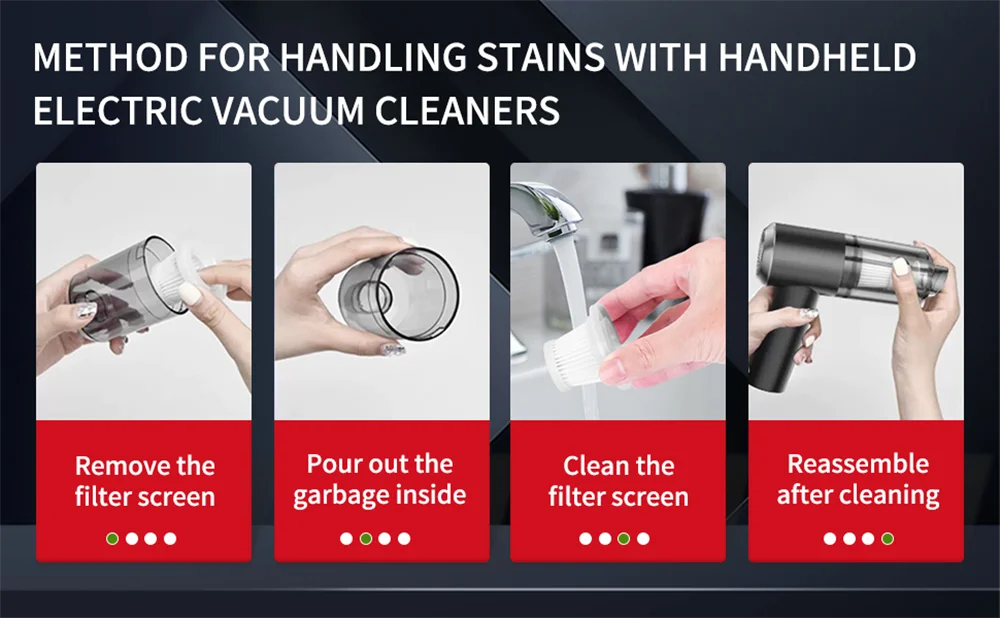 Handheld Portable Small Vacuum Cleaner