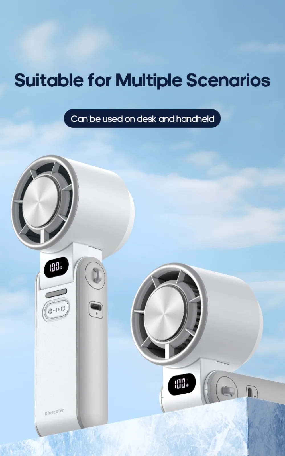 Mini Handheld Turbo Cooling Fan
