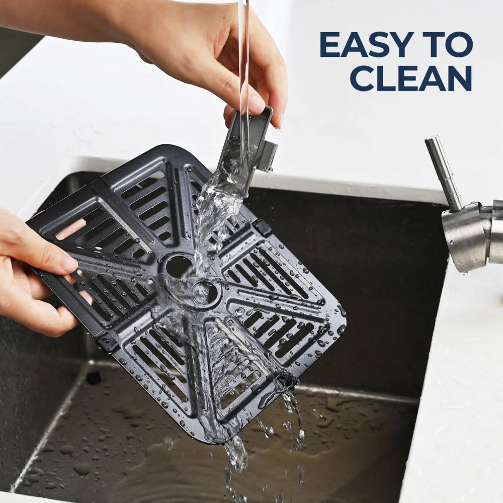 5L Electric ROUNY Air Fryer  with Touch Control & Nonstick Basket