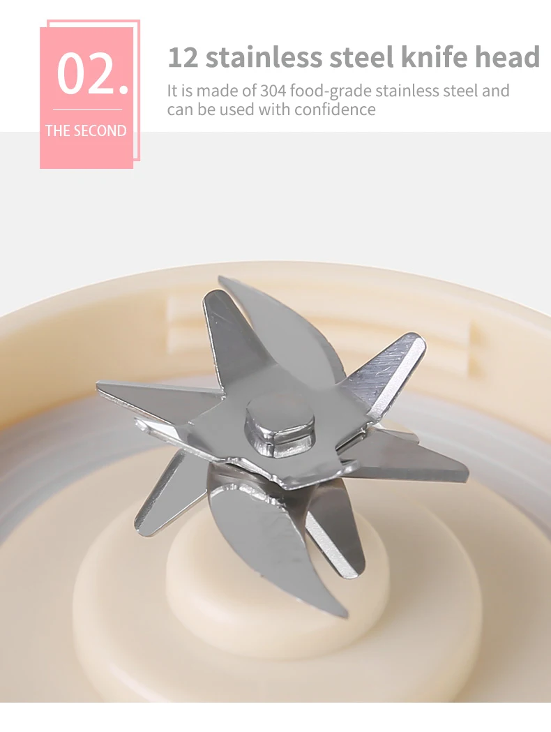 New 530ml Portable Wireless Mini Juicer