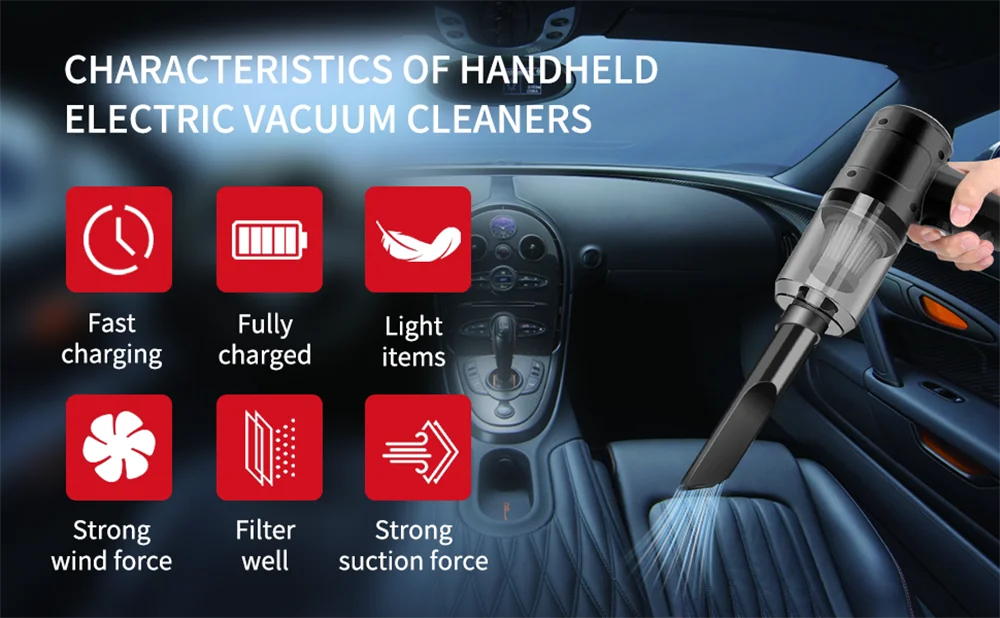 Handheld Portable Small Vacuum Cleaner