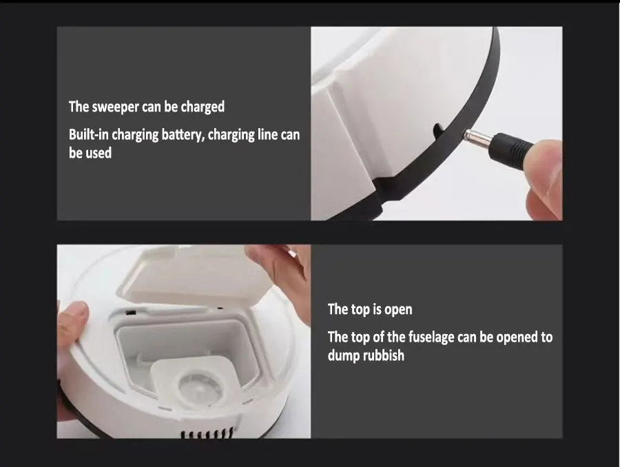 3 In 1 Smart Wireless Robot Dragging Vacuum Cleaner