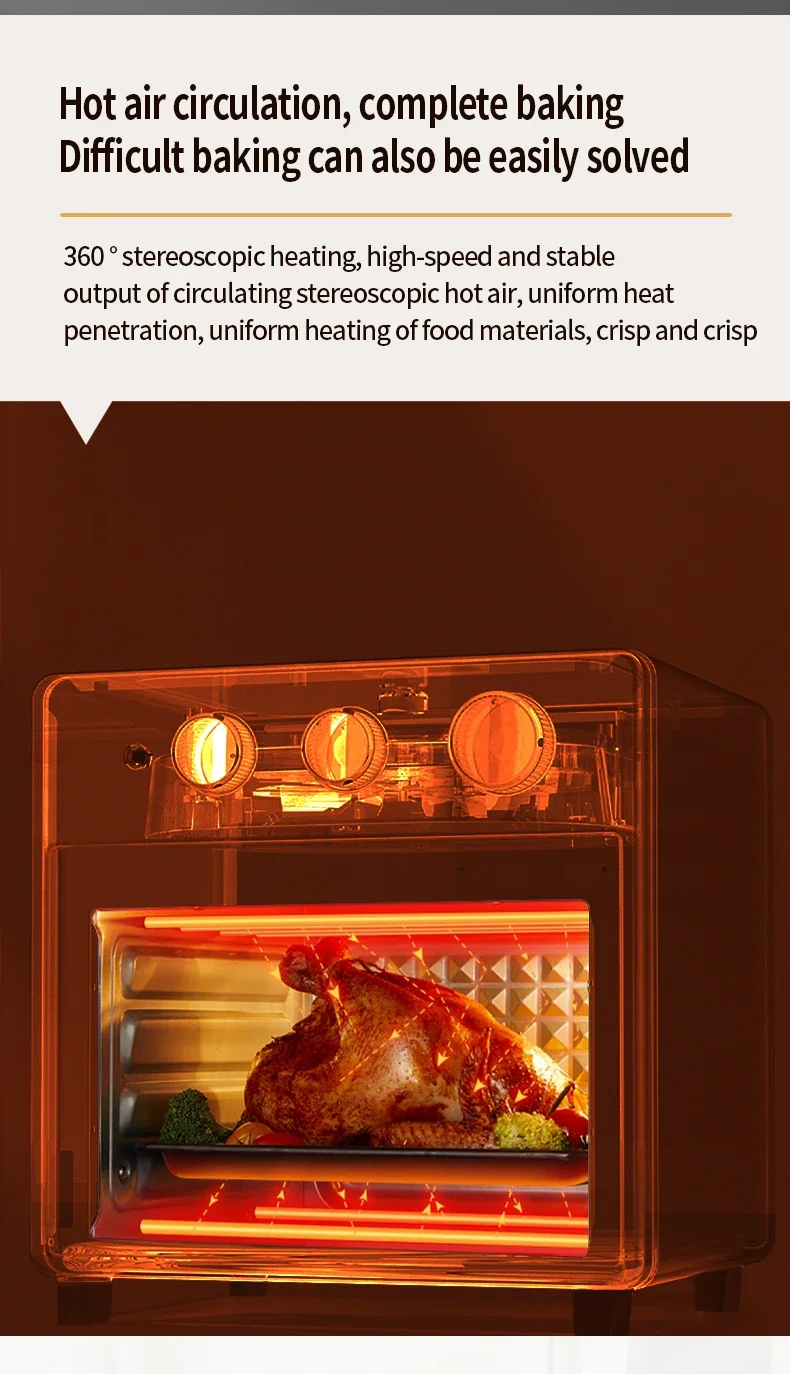 Smart air fryer oven 26L 13L Large Capacity Electric Air Fryer without Oil