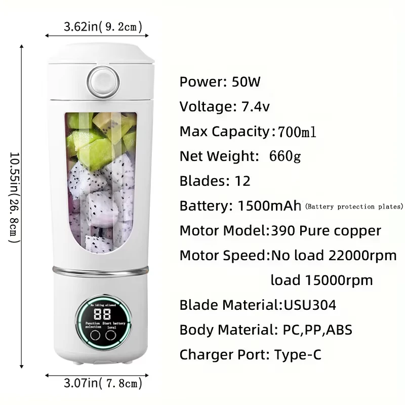 New Portable blender Juicer