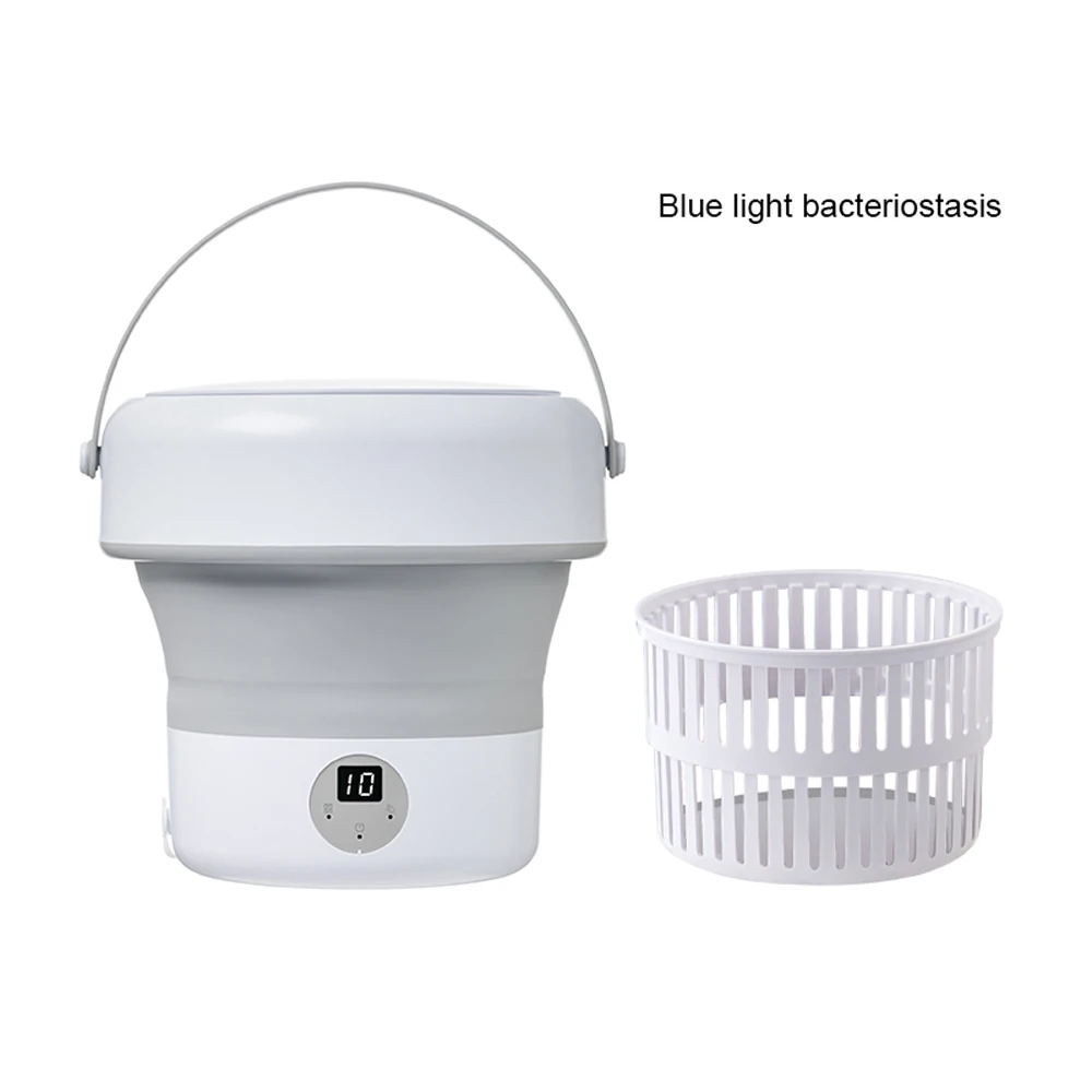 6L 11L Folding Portable Washing Machine with Spin Dryer for Clothes